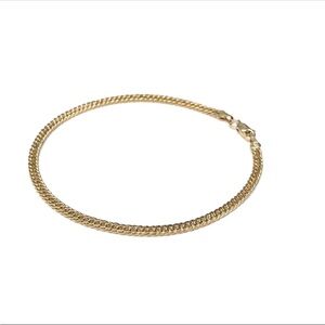 14k gold Cuban link bracelet